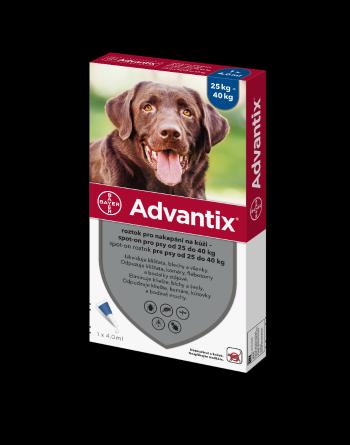 Advantix pro psy od 25 do 40 kg spot-on 1x4 ml