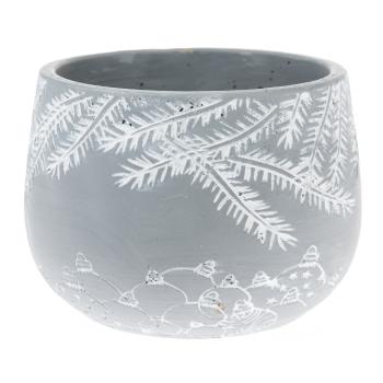 Betonový obal na květináč Winter pot, 15,5 x 11 cm