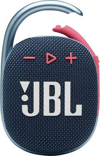 Bluetooth® reproduktor JBL Clip 4 vodotěsný, prachotěsný, modrá, růžová