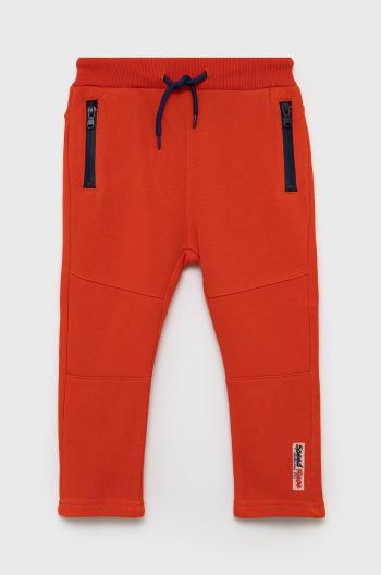 Dětské kalhoty Birba&Trybeyond oranžová barva, hladké