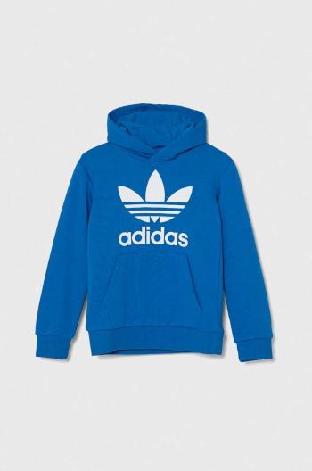 Dětská mikina adidas Originals TREFOIL HOODIE s kapucí, s potiskem