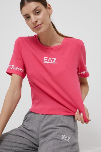 Tričko EA7 Emporio Armani dámský, fialová barva