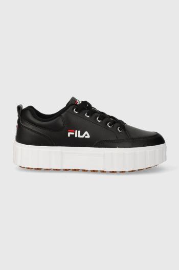 Sneakers boty Fila SANDBLAST černá barva, FFW0060