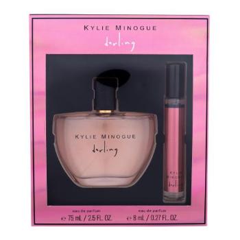 Kylie Minogue Darling dárková kazeta parfémovaná voda 75 ml + parfémovaná voda 8 ml pro ženy