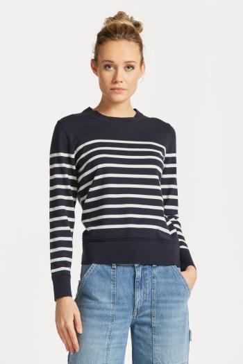 SVETR GANT LIGHT COTTON BRETON C-NECK modrá L