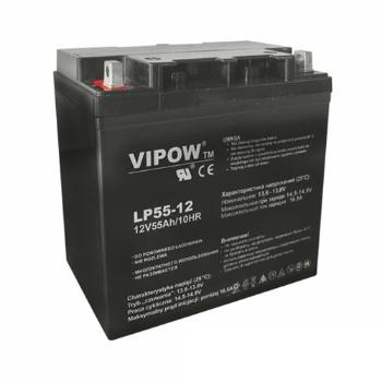 Baterie olověná 12V  55Ah VIPOW