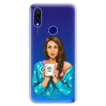 Odolné silikonové pouzdro iSaprio - Coffe Now - Brunette - Xiaomi Redmi 7