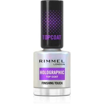 Rimmel Holographic vrchní lak na nehty se třpytkami 12 ml