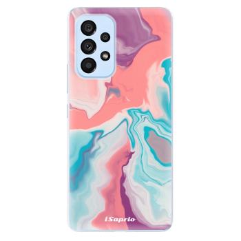 Odolné silikonové pouzdro iSaprio - New Liquid - Samsung Galaxy A73 5G