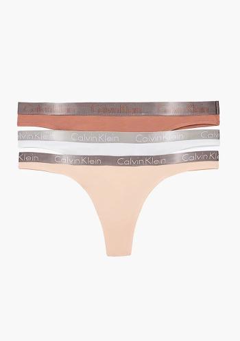 Dámské tanga Calvin Klein QD3560 3pack L Dle obrázku