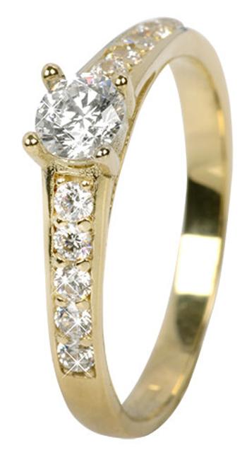 Brilio Dámský prsten s krystaly 229 001 00668 51 mm