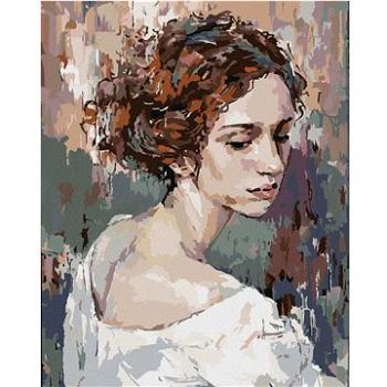 Malování podle čísel - Zasněná žena portrét (HRAbz33387nad)