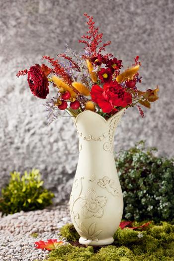 Váza na hrob flora