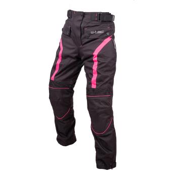 Dámské moto kalhoty W-TEC Durmanes Lady  černo-růžová  S