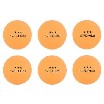 Spokey SPECIAL-Pingpongové míčky 3* oranžové , 6 ks
