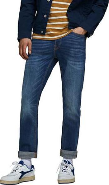 Jack&Jones Pánské džíny Slim Straight Fit JJITIM 12146384 Blue Denim 32/36