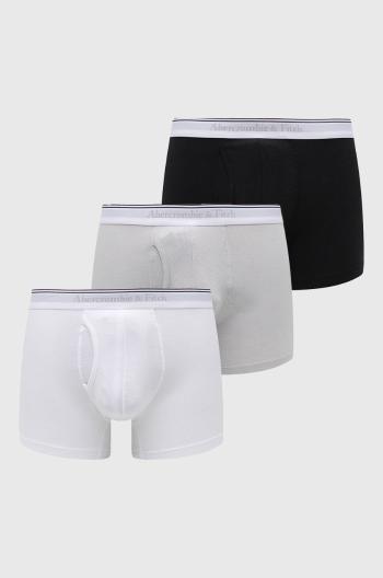 Boxerky Abercrombie & Fitch 3- Pack pánské, černá barva