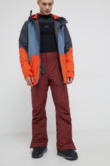 Snowboardové kalhoty Rip Curl pánské, vínová barva