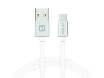 Kabel SWISSTEN 71521203 USB/USB-C 1,2m Silver