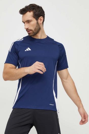 Tréninkové tričko adidas Performance Tiro 24 tmavomodrá barva, s aplikací, IS1018