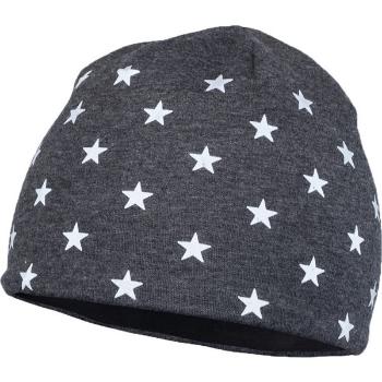 Runto STARS Dětská zimní čepice, tmavě šedá, velikost UNI