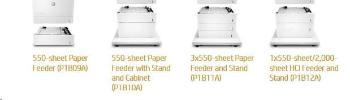 HP Color LaserJet 3x550 Sht Feeder Stand  - Skříňka tiskárny + zás. na 3x550 listů pro CLJ M681, M652, M653, E67660