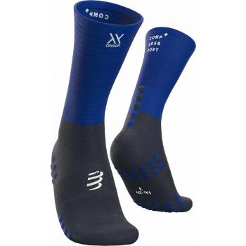 Compressport MID COMPRESSION SOCKS Běžecké ponožky, modrá, velikost 39-41