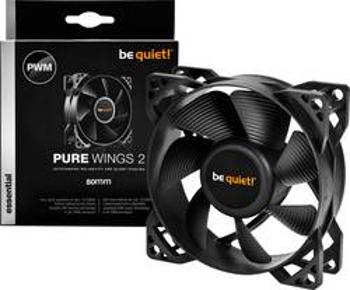 PC větrák s krytem BeQuiet Pure Wings 2 PWM (š x v x h) 80 x 80 x 25 mm