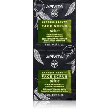 Apivita Express Beauty Olive intenzivní čisticí peeling na obličej 2 x 8 ml