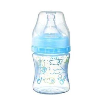 BabyOno antikoliková láhev se širokým hrdlem, 120 ml - modrá (5901435411025)