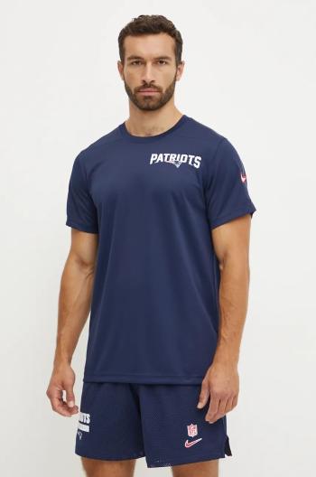 Tréninkové tričko Nike New England Patriots tmavomodrá barva, s potiskem, 02ES-044P-8K-K0Z