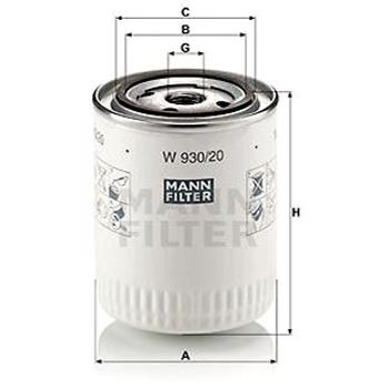 MANN-FILTER W930/20 (W930/20)