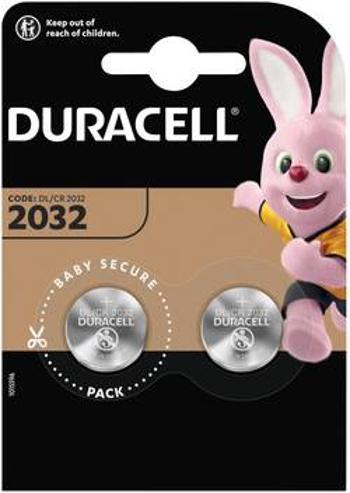 Knoflíkový článek CR 2032 lithiová Duracell Elektro 2032 220 mAh 3 V 2 ks