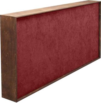 Mega Acoustic FiberExcellent120 Walnut/Dark Red Absorpční dřevěný panel