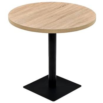 Bistro stůl MDF a ocel kulatý 80x75 cm (245613)