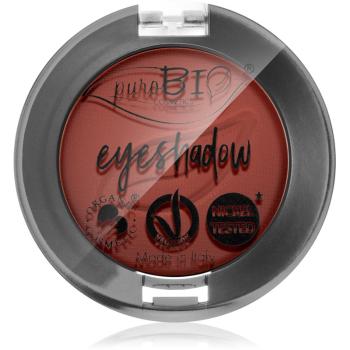 puroBIO Cosmetics Compact Eyeshadows oční stíny odstín 13 Marsala 2,5 g