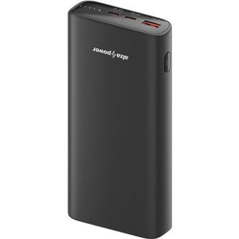 AlzaPower Style 20000mAh Power Delivery (65W) černá (APW-PBST20PDB)