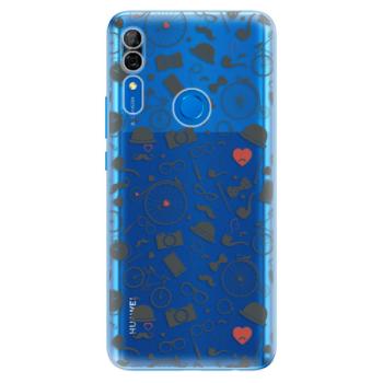 Odolné silikonové pouzdro iSaprio - Vintage Pattern 01 - black - Huawei P Smart Z