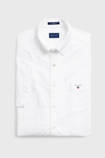 KOŠILE GANT REG OXFORD SHIRT SS BD bílá 4XL