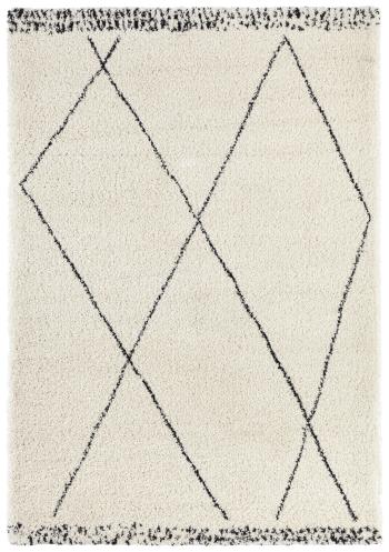 Mint Rugs - Hanse Home koberce Kusový koberec Allure 105183 Cream Black - 160x230 cm Bílá