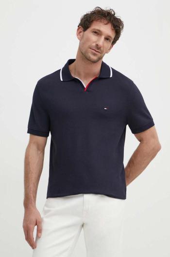 Polo tričko Tommy Hilfiger tmavomodrá barva, MW0MW34772