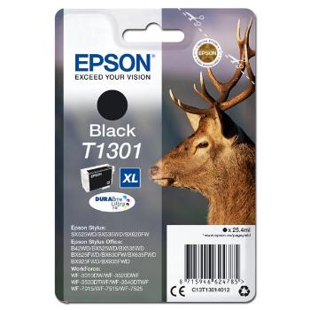 EPSON T1301 (C13T13014012) - originální cartridge, černá, 25,4ml