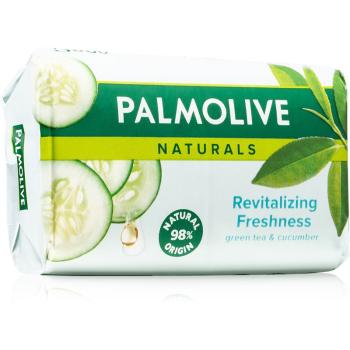 Palmolive Naturals Green Tea and Cucumber tuhé mýdlo se zeleným čajem 90 g