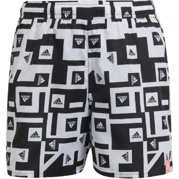 adidas MH AOP SHO Y Chlapecké plavecké šortky, černá, velikost 128