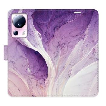 Flipové pouzdro iSaprio - Purple Paint - Xiaomi 13 Lite