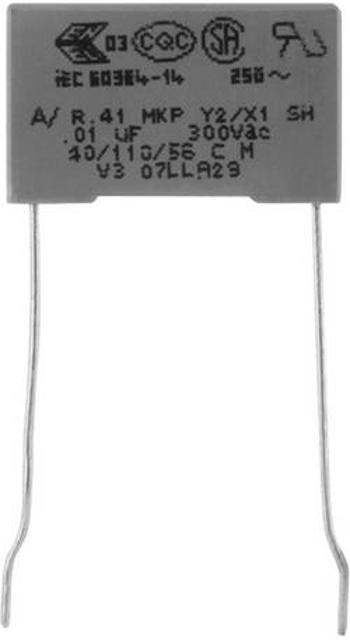 Odrušovací kondenzátor MKP radiální Kemet R413F13300000M+, 3.3 nF, 300 V, 20 %, 1 ks