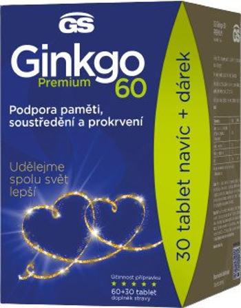 GS Ginkgo 60 Premium + dárkové balení 2022 90 tablet