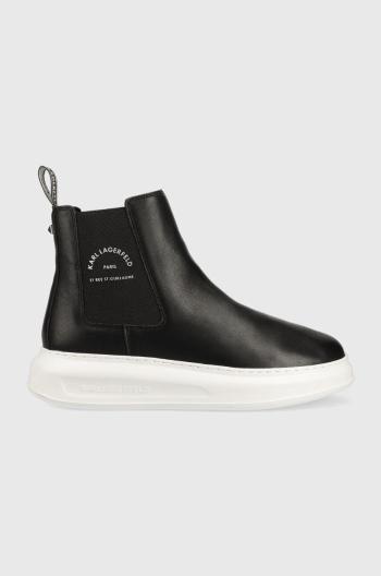 Kotníkové boty Karl Lagerfeld Kapri Mens pánské, černá barva