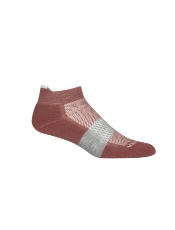 dámské merino ponožky ICEBREAKER Wmns Multisport Light Micro, Grape/Haze/Blizzard Heather velikost: L