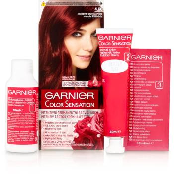 Garnier Color Sensation barva na vlasy odstín 4.60 Intense Dark Red